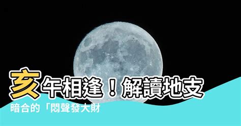 午亥合|细论“地支暗合”，及其象意